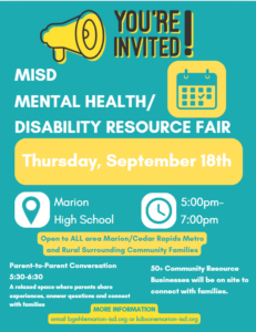 MISC Mental Health Disability Resource Fair